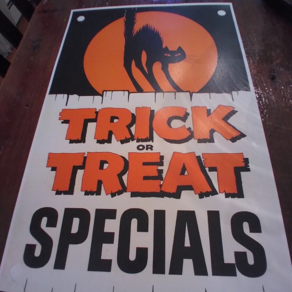 Vintage Graphics Halloween Store Sign